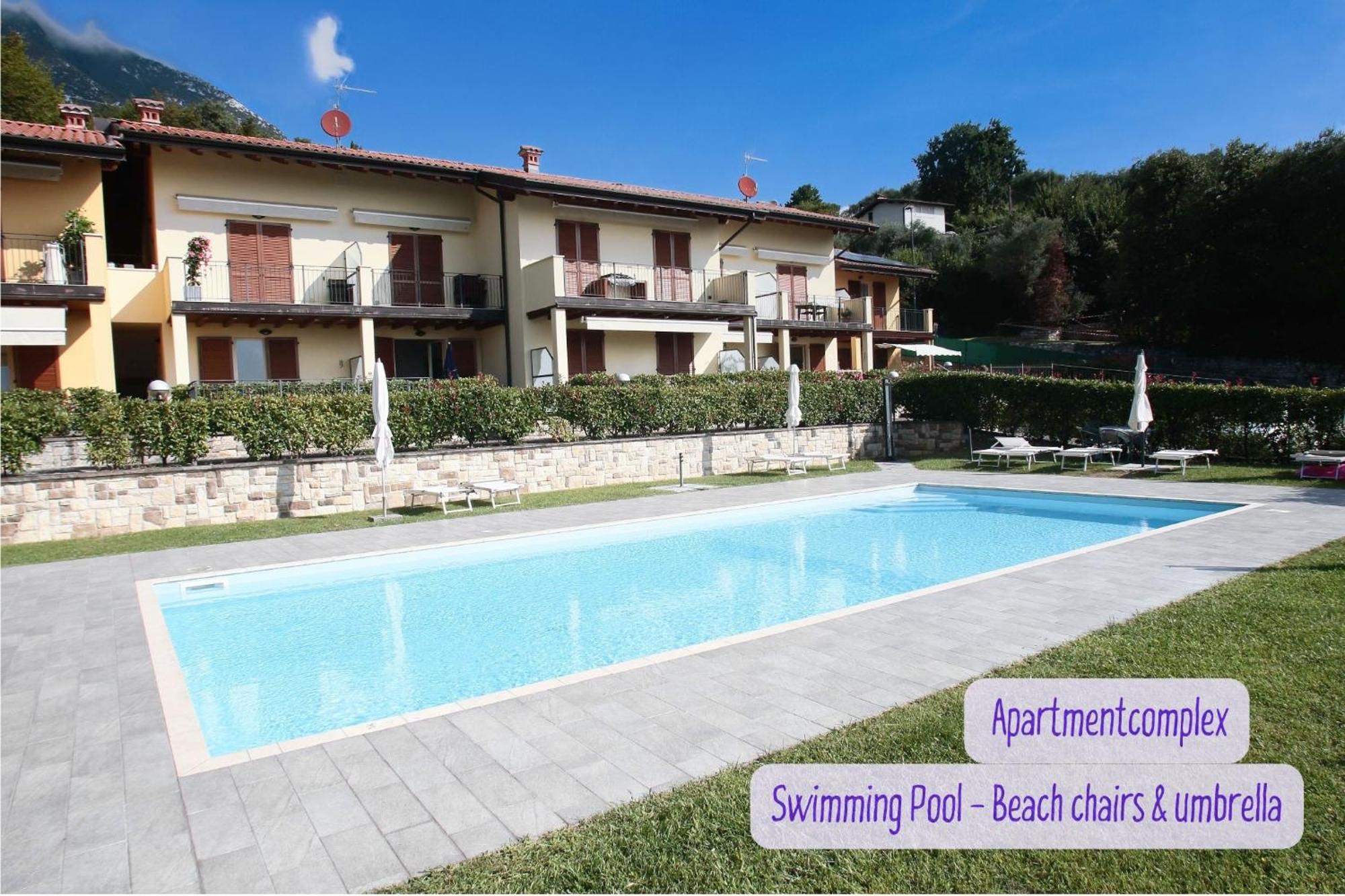 Panorama Lake View, Pool & Garden, 2 Bathrooms, Kingsize & Single-Beds, Fast Internet Toscolano Maderno Exteriér fotografie